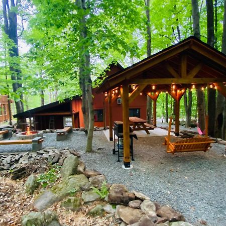 Lakeview Cabin In The Hideout Lake Ariel Bagian luar foto