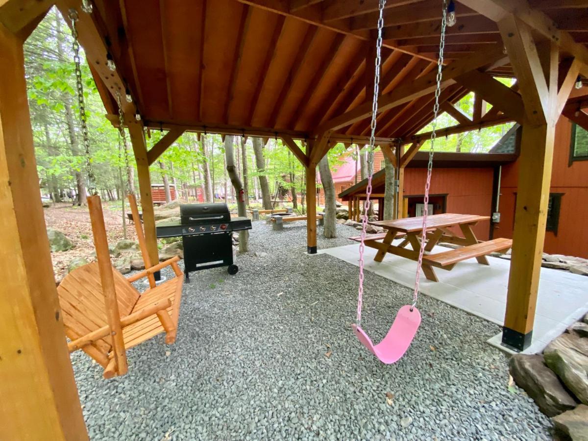 Lakeview Cabin In The Hideout Lake Ariel Bagian luar foto